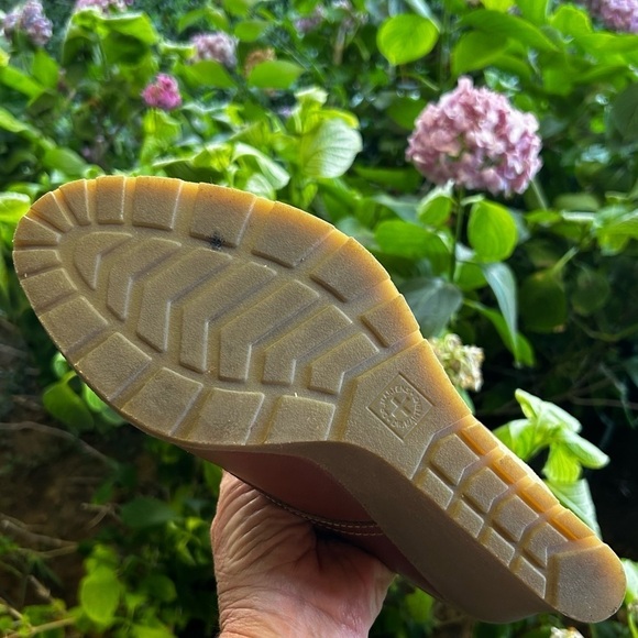 Doc Martens MiMi Wedged Heels British Tan Leather Oxfords | Size 11 - Picture 6 of 7